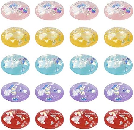 50個入り 16x5mm ミックス 樹脂カボション シェルチップ付き 半球形 フラットバック デコ材料 子供の指輪 ネックレス ブレスレット アクセサリー 手作り Diy ハンドメイド クラフト 手芸素材 売却 ジュエリー用 パーツ ストラップ 飾り ヘアクリップ