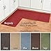 L-Shaped Berber-Textured Corner Rug Runner with Skid-Resistant Backing, Sand