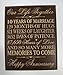 LifeSong Milestones 10th Wedding Anniversary Wall Plaque Gifts for Couple, 10th for Her,10th Wedding for Him 12 Inches Wide X 15 Inches High Wall Plaque