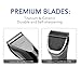 Kebor Hair Clippers for Men, Electric Cordless LED Display Titanium Ceramic Blade Cutting Kit with Charging Dock and Oil, Rechargeable Lithium-ion Battery Mens Beard Trimmer Wireless Travel Set PC1010