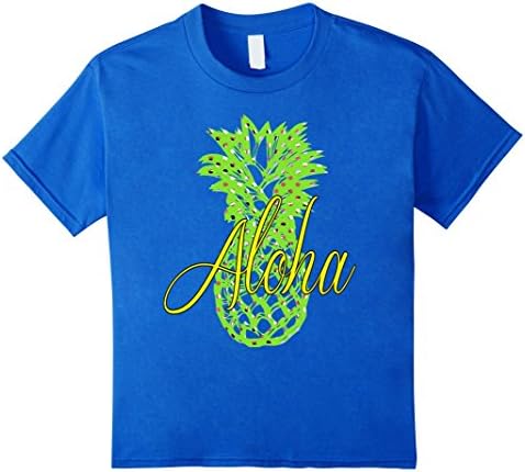 unisex-child Aloha Apparel Hawaii Tshirts  6 Royal Blue