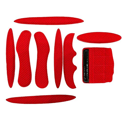 Fietshelm pad, universele set van schuimrubber, zacht, schokbestendig, gevoerd, klittenbandsluiting, helm, Eva spons… - Image 6