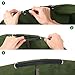 33 Gallon Garden Bags 1-Pack Heavy Duty Reusable Yard Leaf Bag Holder Collapsible Canvas Portable Yard Gardening Waste Bag with Handles (H18 in, D22 in)