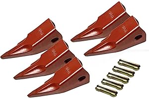 BDI Wear Parts 23 230 Series 23TL Bucket Teeth Replacement Teeth for Bobcat Bucket Tooth with 23p Flex Pin for Hensley Excavator - 5 Pack