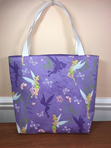 Disney Tinkerbell Tote Bag, Kids Tote Bag, Book Bag