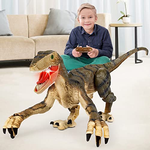 Mini Tudou Remote Control Dinosaur Toys,Electronic Walking Toys with