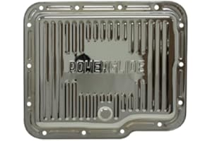 CFR PERFORMANCE Compatible/Replacement for Chevy/GM Powerglide Steel Transmission Pan - Chrome