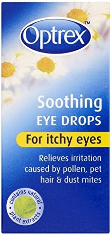 Optrex Soothing Eye Drops for Itchy Eyes 10ml Pack of 2 Allergy Relief