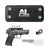 ApicalLife Magnetic Gun Mount | 35 Lbs Rated Gun Magnet | Covered with Neoprene Home and Vehicle Truck Car Holster |Concealed Holder Storage for Handgun, Rifle, Shotgun, Pistol, Revolver