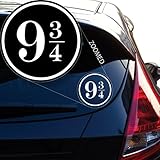 Harry Potter Inspired 9 3/4 Vinyl Decal Sticker # 828 (4
