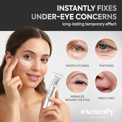 Instant Eye & Face Tightener Cream for Under Eye Bags & Wrinkles | Instant Firming & Lifting Eye Gel, Temporary Eye Tightener, Repaid Puffiness & Fine lines for Women and Men, Lightwight 1 oz