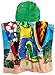 Northpoint Alligator Surfer Dude Kids Hooded Beach Towel, 24 x 48 Inch