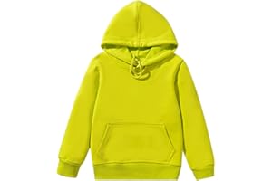 ZHIZAIHU Toddlers and Kids Warm Cotton Fleece Long Sleeve Sweatshirt Pocket Drawstring Pullover Hoodie Sweatshirts
