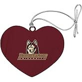 GRAPHICS & MORE Bloomsburg University Primary Logo Heart Love Wood Christmas Tree Holiday Ornament