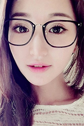 Generic thin_ face Korean_style_of retro_floral_metal_box_in great_tide_flat_light_mirror_ glasses_Frame_Light