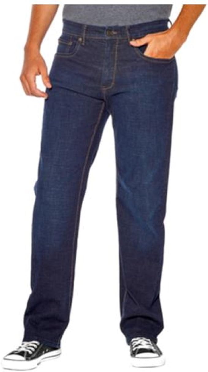 men's straight leg stretch jeans