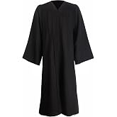 GraduationMall Unisex Matte Graduation Gown for High School &amp; Bachelor | Choir Robes for Church | Judge Robe Costumes