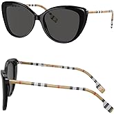 BURBERRY BE4407 Cat eye Shape Acetate Sunglasses with Luxury Eyewear Kit