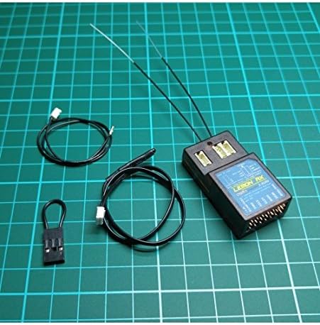 Lemon RX DSMX Compatible 7-Channel Full-Range Telemetry With Diversity Antenna Receiver + PPM