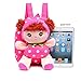 Swesy Kids Toddler Baby Girls Backpack Plush Toy Backpack Snack Bag Travel Bag 1-3 Years Rose Red