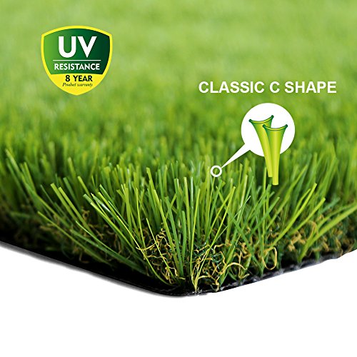 WMG GRASS Premium Artificial Grass, Drainage Mat, 28'' x 40'' Artificial Turf for Dogs, Cats, Pets, Turf Realistic Indoor/Outdoor for Garden, Patio - Thumbnail 7