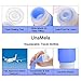 UnaMela Silicone Travel Bottles Leak Proof Travel Toiletry Bottles FDA Certificated,TSA Airline Approved Travel Containers for Shampoo,Lotion,Conditioner with 1 Toothbrush Covers(4pack,3 oz)