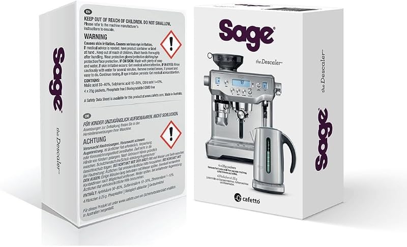 Sage Descaler for Coffee Machines and Kettles Pack of 4