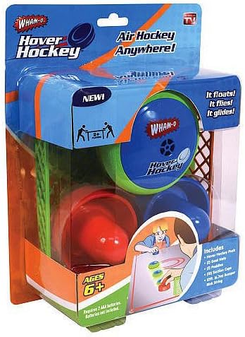 Wham-O Hover Hockey Portable Pocket Size - AIR HOCKEY SET - Play Air Hockey Anywhere
