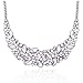 Jane Stone Fashion Statement Necklace Bling Rhinestone Choker Collar Chunky Jewelry for Women(Fn1054)