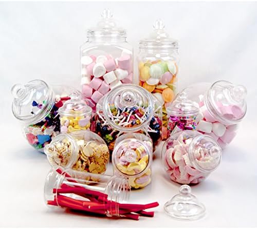 Plastic Jar Party Pack-11 Assorted Jars