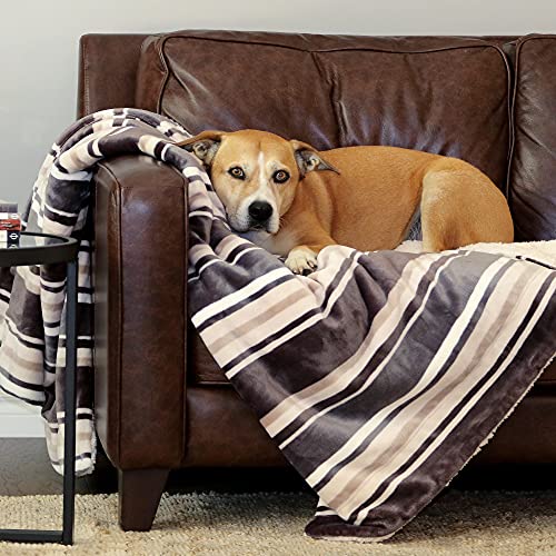 LIFE COMFORT Plush Ultimate Reversible Sherpa Throw Large Oversized 60