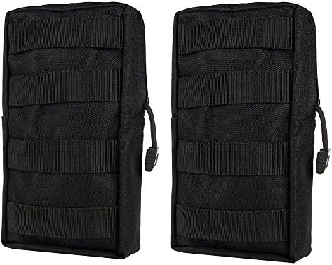 4-Pack Tactical Military Holster Molle Pouch - Compact Water-Resistant Utility Tactical Pouches for Vests Bags