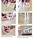 EigPluy 2pcs Mug Hooks Under Shelf Mug Holder Cups Storage Rack Drilling Free Coffee Cups Holder Kitchen Utensil Holder Key Hooks Ties Belts Scarf Hanging Hooks Rack,Fit for The Cabinet 0.8