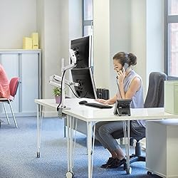 Ergotron – LX Vertical Stacking Dual Monitor