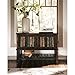 Signature Design by Ashley - Mestler Rustic Console Sofa Table, Brown/Multi Colored Shelves