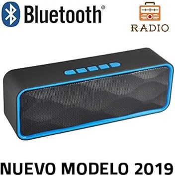 Altavoz Bluetooth Unicview SC-211 Azul Estéreo con Radio Altavoces ...