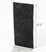 Nispira Activated Carbon Pre Filter Compatible with Holmes AER1 Air Purifier HAPF30AT HEPA Air Filter - 9.5” x 4” x 0.25” (4 Carbon Filters)