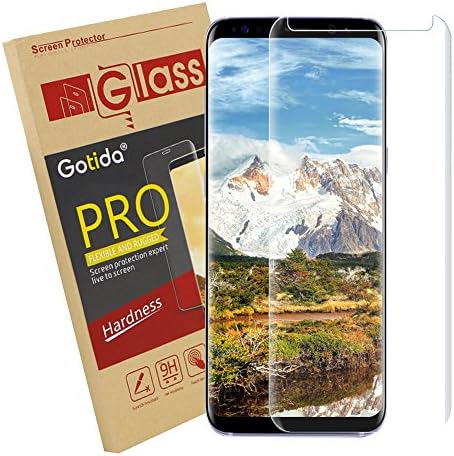 Galaxy S8 Screen Protector,Samsung Galaxy S8 Screen Protector,Gotida Galaxy S8 Tempered Glass film Full Coverage HD Clear for Galaxy S8 (##03)