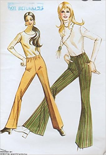 stretch flare pants pattern