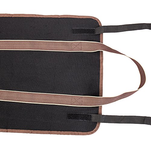 Windyus Large Canvas Log Tote Bag Carrier, Wood Tote Indoor Fireplace Firewood Totes Holders With Handle, Round Woodpile Rack Fire Wood Carriers Carrying Tools Camping Set Basket - Thumbnail 4