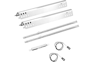 FIRXZYMZ Grill Repair Parts for Charbroil Performance 2 Burner 463625217 463625219 463673519 463673517 463275517 Grill, G470-5200-W1 Heat Plates G470-0004-W1 Burner for char-broil 463625217 Replacement Parts