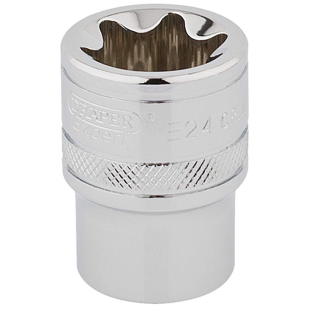 Draper 34402 TX-Star 1/2 Inch Square Drive E24 Socket