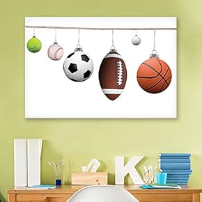 Sports Theme Tennis Ball Baseball Soccer Football Golf...