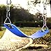 HIG Swing Seat with Metal Triangular Buckle - Playground Swing Set Accessories for Kids and Adults (Blue)