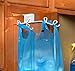 Spectrum Diversified Over-The-Cabinet Door Trash Bag Holder, White