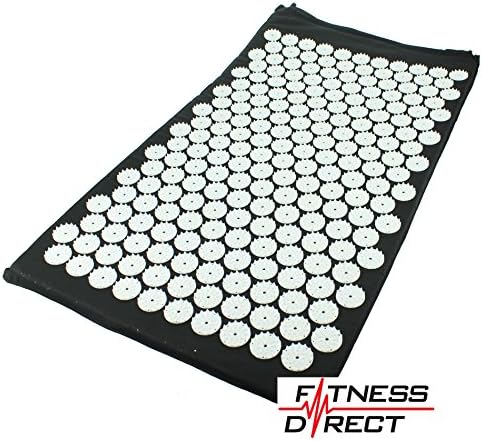 Acupressure Massage Yoga Shakti Nail Mat Stress Pain Relief Meditation Black