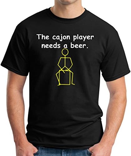 Densiy Men's Tee Screen Printing T Shirts Cajon Canoeist Best Gift For Someone Black Size Medium