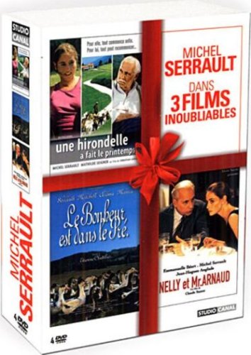 Michel Serrault - Coffret - Une Hirondelle A Fait Le Printemps + Le Bonheur Est Dans Le Pré + Nelly Et Mr. Arnaud