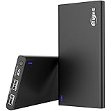 ShiRui Cell Phone Portable Charger, Dual-Ports 10200mAh External Battery Pack Portable Charger Power Bank, High-Speed Charging for iPhone8/7, Samsung S8/Galaxy Note8, Tablets(Black)