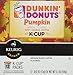 Dunkin Donuts K-Cups Pumpkin Flavor - Box of 12 Kcups for use in Keurig Coffee Brewers